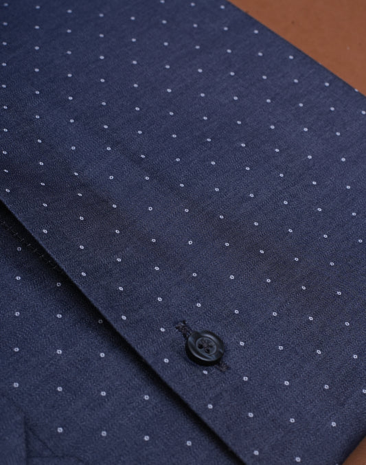 Charcoal Grey In Polka