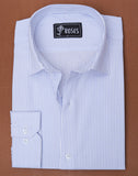 Classic White and Blue Stripes