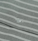 Mint Green And White Oxford Stripes