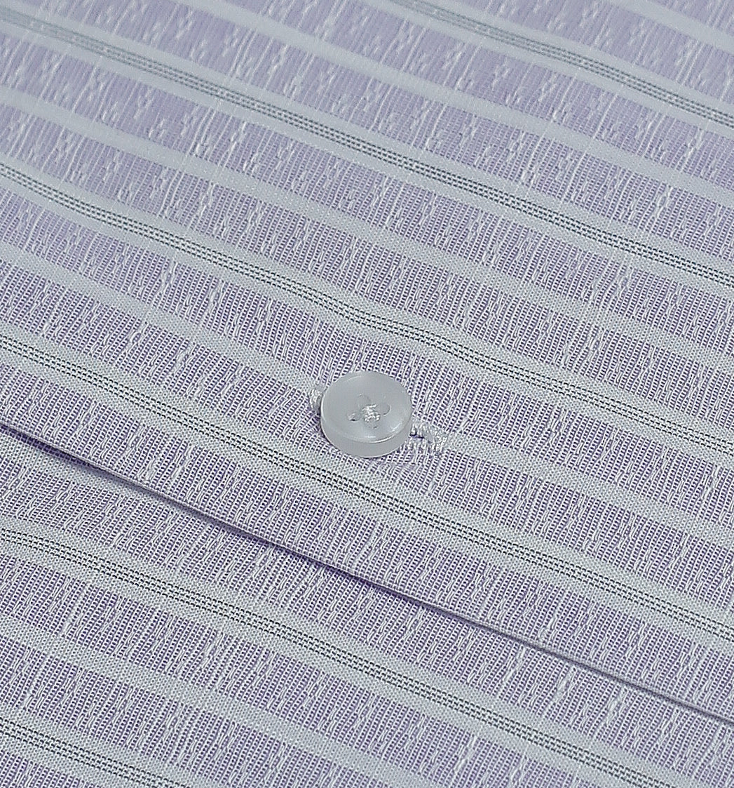 Soft Lavender and White Stripes