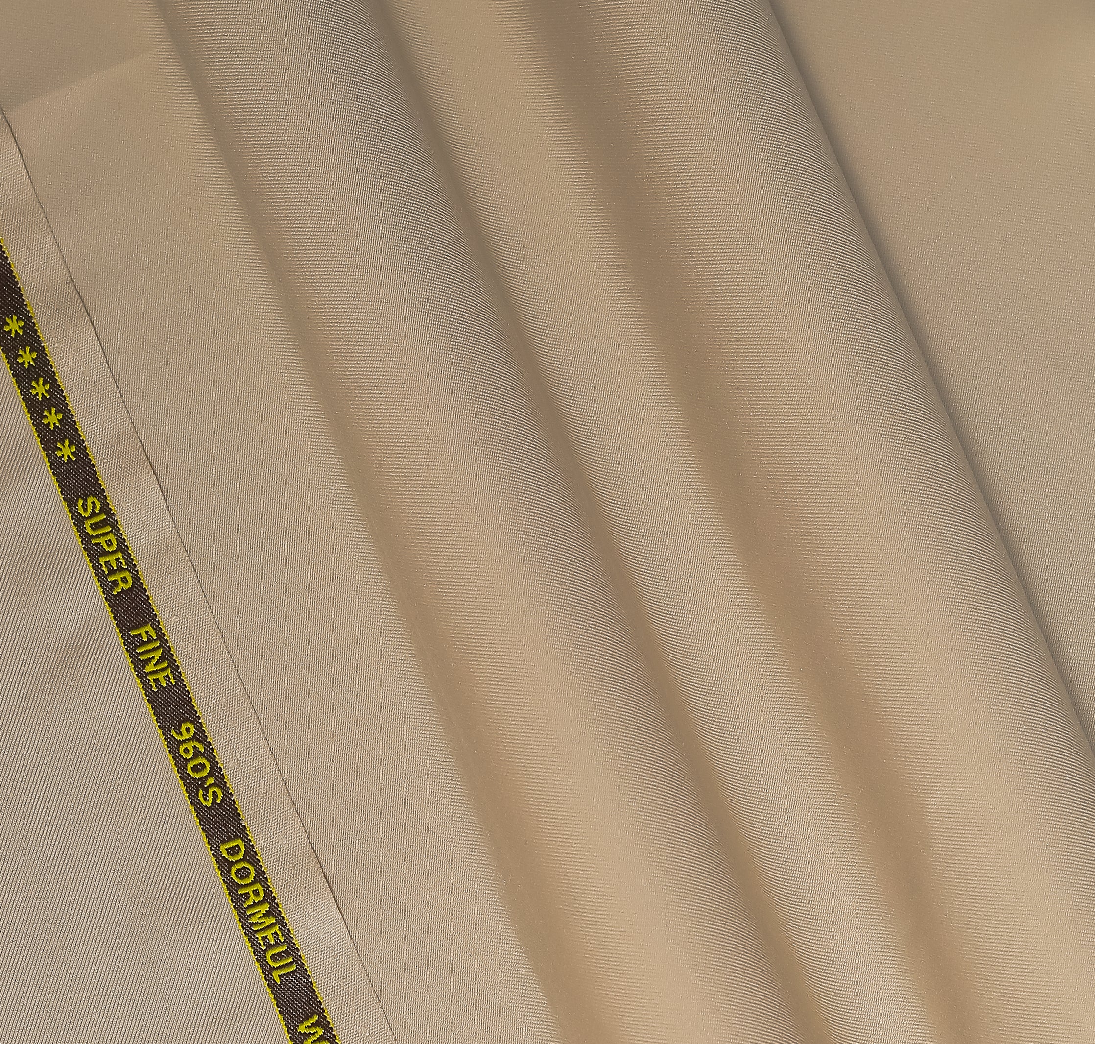 Plain Sweet Cream, Wool Blend, Tropical Exclusive Suiting Fabric