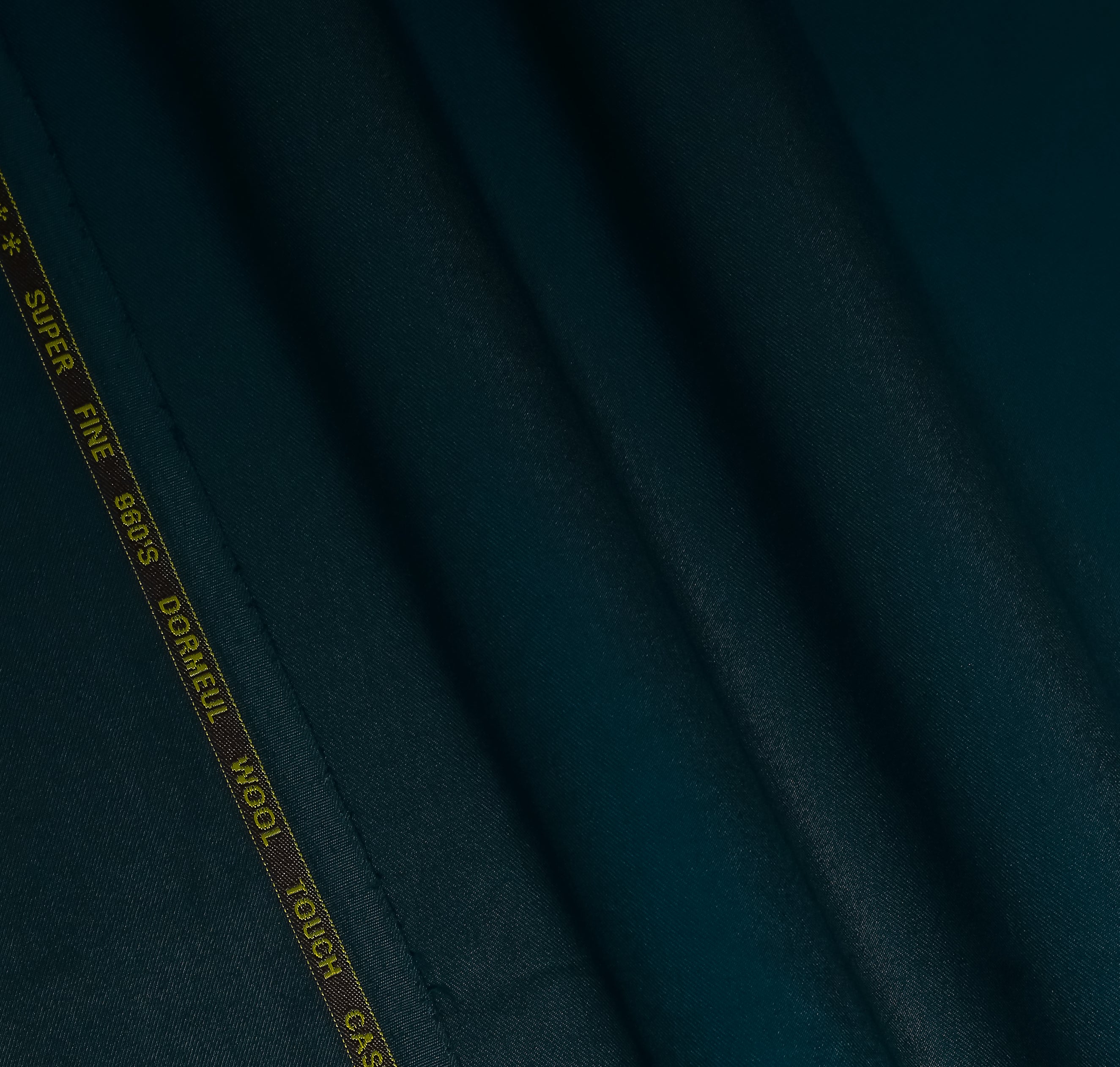 Plain Torqoiuse Blue, Wool Blend, Tropical Exclusive Suiting Fabric