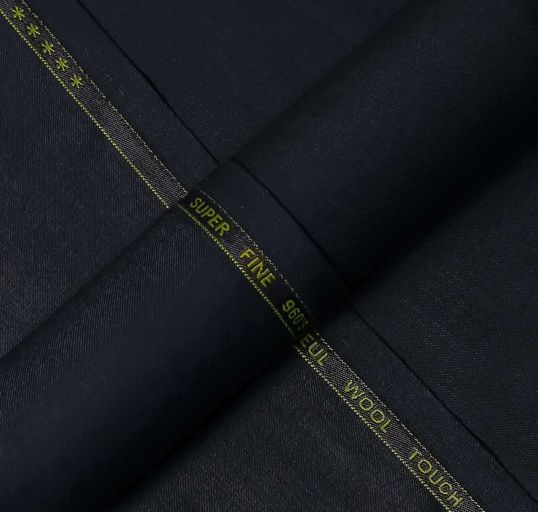 Plain Charcoal Grey, Wool Blend, Tropical Exclusive Suiting Fabric