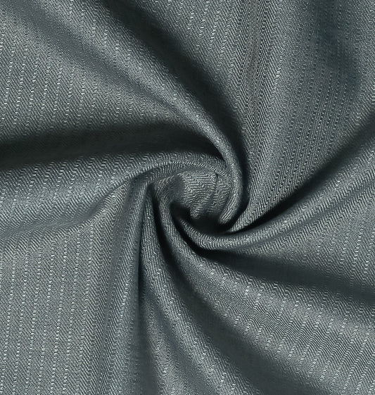 Self Stripes Sage Grey, Wool Blend, Plazama Exclusive Suiting Fabric