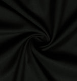 Plain Night Black, Wool Blend, Tropical Exclusive Suiting Fabric