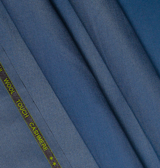 Plain Grey , Wool Blend, Tropical Exclusive Suiting Fabric